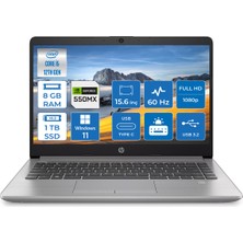 HP 250 G9 Intel Core i5 1235U 8GB 1TB SSD MX550 Windows 11 Pro 15.6" FHD Taşınabilir Bilgisayar 6Q8M7ES009