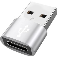 Type-C To USB Ye Dönüştürücü - Bilgisayar- Şarj Adaptörü - Telefon Uç Dönüştürücü