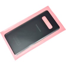 Tkgz Samsung Galaxy S10 PLUS Arka Pil Batarya Kapağı (CAM) SİYAH