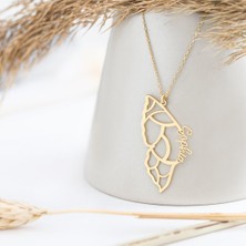 Dkmn Silver Kelebek Gümüş Kolye - Renk: Silver