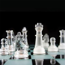 Maksimum Way Glass Chess Cam Satranç Takımı (35 cm x 35 Cm)