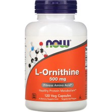 Now Foods - L-Ornithine - 500 mg - 120 Veg Capsules