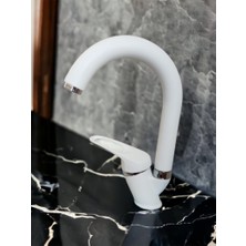 Yılmek Beyaz Kuğu Lavabo Bataryası