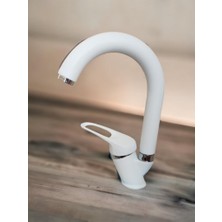 Yılmek Beyaz Kuğu Lavabo Bataryası