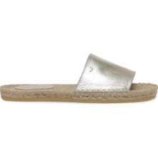 Nine West JOJU 3FX Altın Kadın Düz Terlik