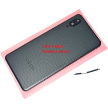 Tkgz Samsung Galaxy A02 Kasa Arka Pil Batarya Kapağı SİYAH