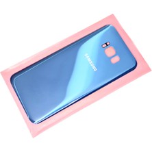 Tkgz Samsung Galaxy S8 PLUS Arka Pil Batarya Kapağı (CAM) MAVİ