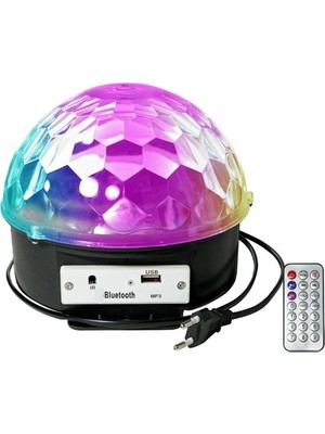 Kumandalı Kristal LED Rgb Disko Topu