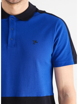 Fabrika Sports Düz Lacivert Erkek Polo T-Shirt Aıden