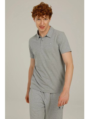 Lumberjack Gri Erkek T-Shirt 2SCT9533FX