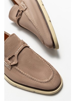 Elle Shoes Vizon Deri Erkek Loafer10