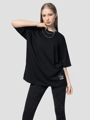 Loft Oversize Kadın Tshirt Kısa Kol