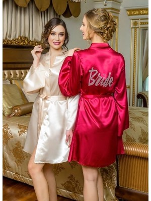 Bella Notte  Büyük Beden Fantazi Kırmızı hizmetçi kısatül Gecelik 3518