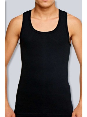 Seher Yıldızı Spor Atlet 6 li Penye Erkek Ribana Rambo Siyah