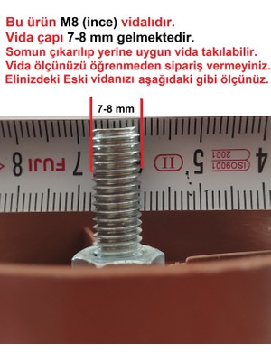 Zeygen Armut Mobilya Ayağı Baza Ayağı Koltuk-Kanepe Ayağı 6'Lı Ceviz 10 Cm M8 Vida