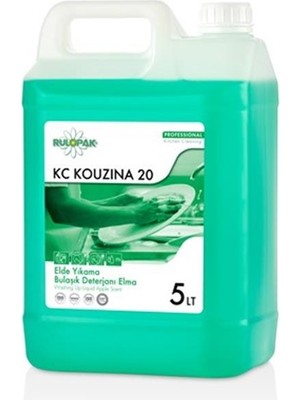 Rulopak Elde Yıkama Bulaşık Deterjanı Elma Kokulu 5 kg