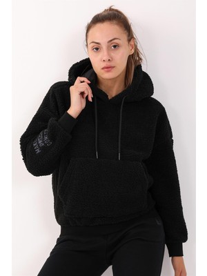Maraton Sportswear Kadın Kapüşonlu Sweatshirt