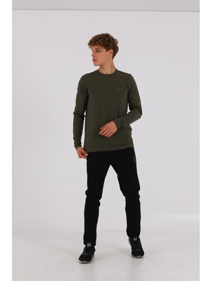 Maraton Sportswear Erkek Bisiklet Yaka Sweatshirt