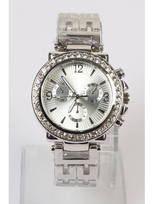 Spectrum Metal Kordon Taşlı Kadın Kol Saati ST3004AFS
