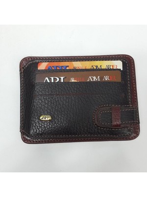 Sanalbolluk Siyah-Taba-Kahve-Kırmızı Karışık Renkte Yatay Model Kemerli Kartlık10