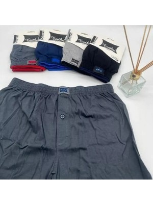 Tutku Erkek Penye Düz Boxer 4 Adet