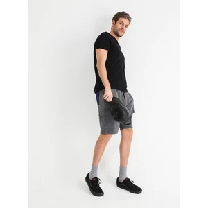 Black On Black Antrasit Erkek Sweat Şort E-Olef10