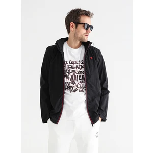 Siyah Kapüşonlu Erkek Basic İnce Mont MARLON