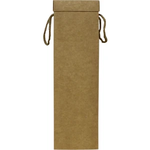 Kraft Şişe Kutusu Saplı 10X10X38