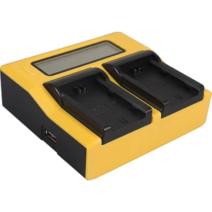 Ikili LCD Ekranlı USB Şarj Aleti Fuji NP-W235 Için