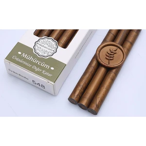 Mühür Mumu Çubuk 11MMX120MM 10 Lu Paket Model: 548 Altın Karamel