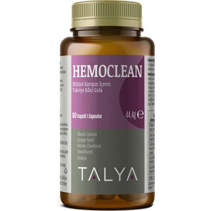 Hemoclean Bitkisel Karışım İçeren Takviye Edici Gıda, 60 Kapsül