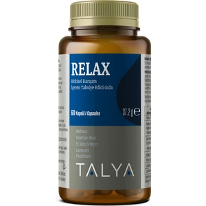Relax Bitkisel Karışım İçeren Takviye Edici Gıda, 60 Kapsül