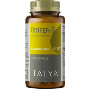 Omega-3 İçeren Takviye Edici Gıda, Balık Yağı, 60 Yumuşak Kapsül