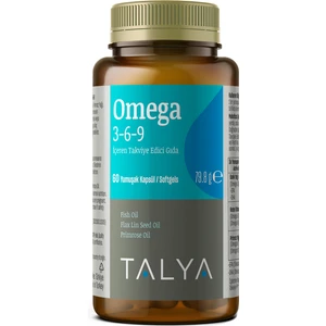 Omega 3-6-9 İçeren Takviye Edici Gıda, Balık Yağı, 60 Yumuşak Kapsül