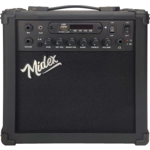MGA-25XBK Elektro Gitar Amfisi 25 Watt USB Bluetooth Şarjlı 2 Girişli