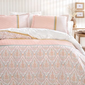 Bedding Matcbeth Çift Kişilik Ranforce Nevresim Takımı - Pembe
