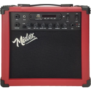 MGA-25RD ELEKTRO Gitar Amfisi 25 Watt USB Bluetooth Şarjlı 2 Girişli