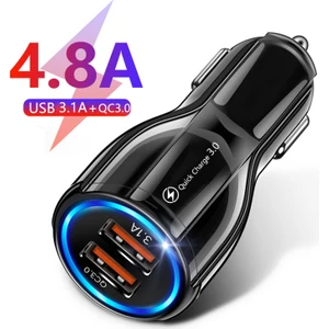 USB Şarj Cihazı 12/24V - Siyah (Yurt Dışından)