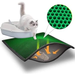 Kedi Kumu Paspası Kedi Tuvalet Önü Elekli Paspas Yıkanabilir Silinebilir