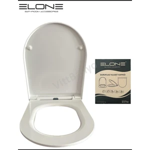 ELONE BANYO  Inova Duroplast Yavaş Kapanan Düğmeli Klozet Kapağı