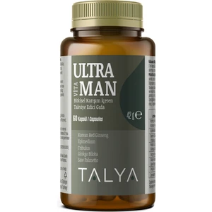 Ultra VitaMAN Bitkisel Karışım İçeren Takviye Edici Gıda, 60 Kapsül (Erkekler İçin)