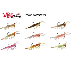 Han Fish Teke Shrimp Karides 75 mm 7 gr Silikon Yem