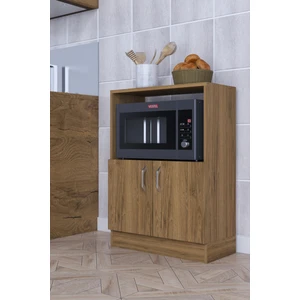 Rafineri Makro Dolap Çok Amaçlı Mikrodalga Fırın Dolabı Mdf