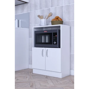 Rafineri Makro Dolap Çok Amaçlı Mikrodalga Fırın Dolabı Mdf