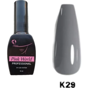 Pink World Kalıcı Oje 12ML Gri