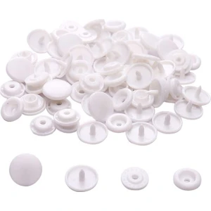 Çıt Çıt Seti Plastik Beyaz (100 Set)