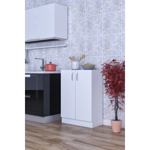 Rafineri Mokas Çok Amaçlı Mdf Dolap Raflı Kapaklı Mutfak Balkon Banyo