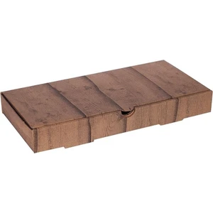 Ahşap Baskılı Orta Pide Kutusu 32X16X4 cm - 500 Adet