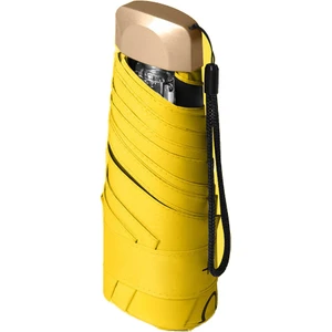 Mini Taşınabilir Yazlık Güneş Şemsiyesi - Sarı (Yurt Dışından)