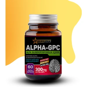 Alpha Gpc L-Alfa Gliseril Fosforilkolin 300 Mg 60 Kapsül
